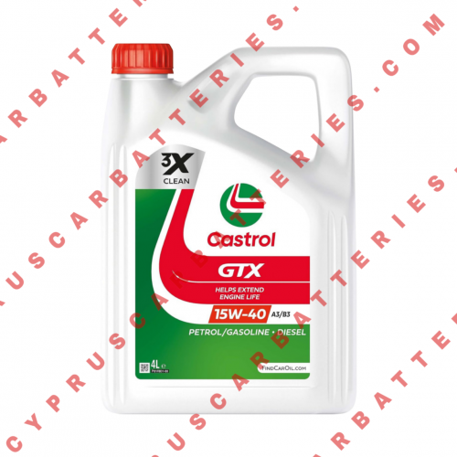 Castrol GTX 15W-40 A3/B3 (4lt)