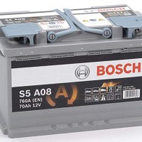 Bosch S5 A08 AGM Car Battery 12V 70Ah Type 096 S5A08