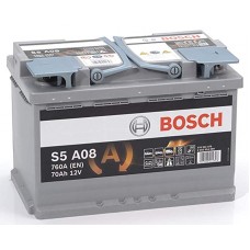 Bosch S5 A08 AGM Car Battery 12V 70Ah Type 096 S5A08