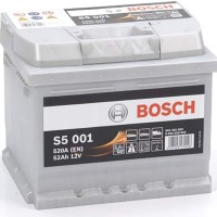 Bosch S5 001 Car Battery 12V 52Ah Type 063 S5001