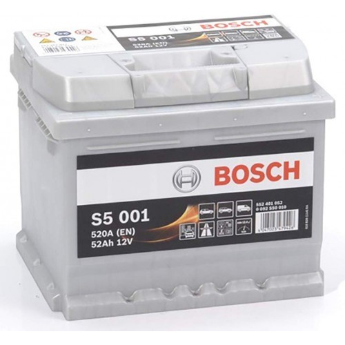 Bosch S5 001 Car Battery 12V 52Ah Type 063 S5001