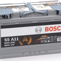 Bosch S5 A11 AGM Car Battery 12V 80Ah Type 115 S5A11