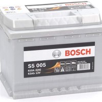 Bosch S5 005 Car Battery 12V 63Ah Type 027 S5005